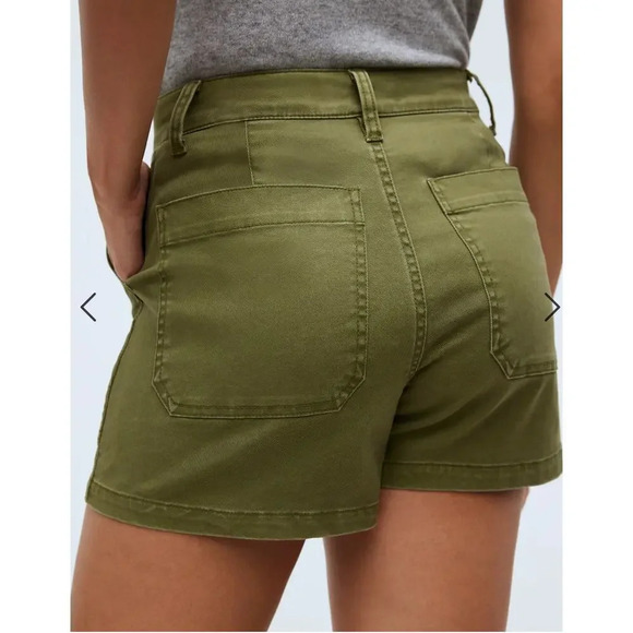 NWT Madewell Size 25 The Perfect Vintage Fatigue
Short Green Desert Olive 3.5” - Picture 3 of 11